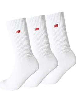 Lot de 3 paires de chaussettes blanches hautes avec le logo iconique