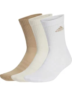 Lot de 3 paires de chaussettes multicolores unies à coupe mi-hautes