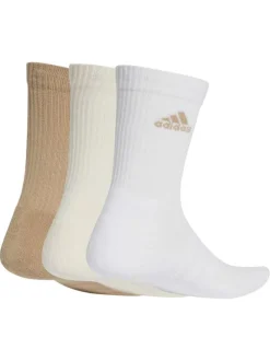 Lot de 3 paires de chaussettes multicolores unies à coupe mi-hautes