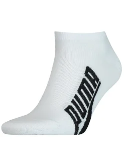 Lot de 2 paires de chaussettes basses blanches unies avec coupe mi-haute