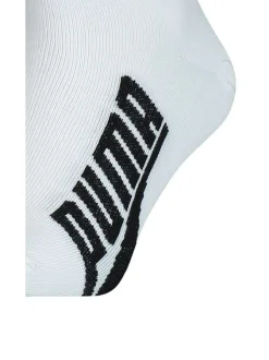 Lot de 2 paires de chaussettes basses blanches unies avec coupe mi-haute