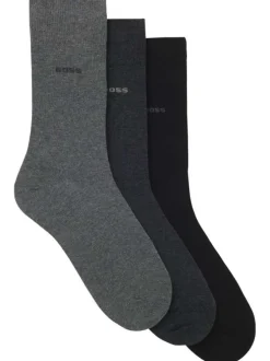 Lot de 3 paires de chaussettes en coton multicolores à coupe haute