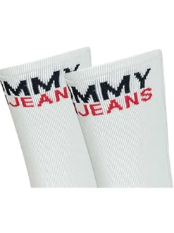 Lot de 2 paires de chaussettes hautes blanches en coton