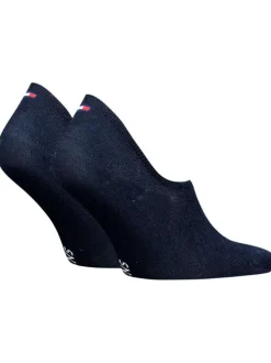 Lot de 2 paires de chaussettes en coton mélangé nuit unies coupe courte