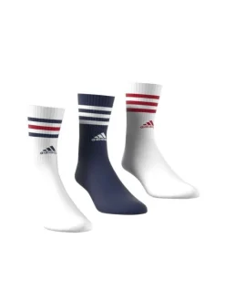 Lot de 3 paires de chaussettes multicolores rayées à coupe haute