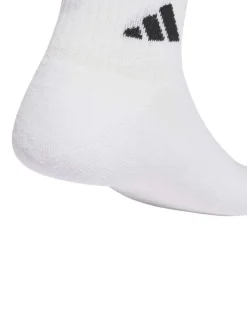 Lot de 3 paires de chaussettes basses blanches pourvues du logo de la marque