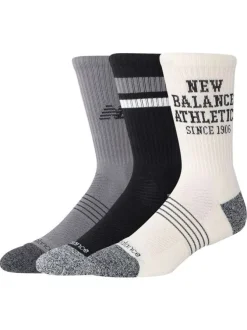 Lot de 3 paires de chaussettes grises unies avec une taille haute