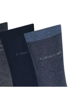 Lot de 4 paires de chaussettes hautes marine unies à coupe haute