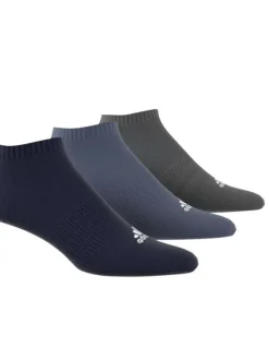 Lot de 3 paires de chaussettes basses multicolores unies avec logo blanc