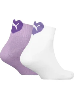 Lot de 2 paires de chaussettes basses en coton mélangé bicolores