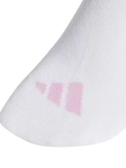 Lot de 3 paires de chaussettes hautes multicolores rayées avec logo