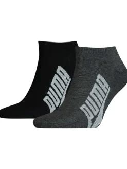 Lot de 2 paires de chaussettes noires unies avec une coupe mi-haute