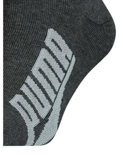 Lot de 2 paires de chaussettes noires unies avec une coupe mi-haute
