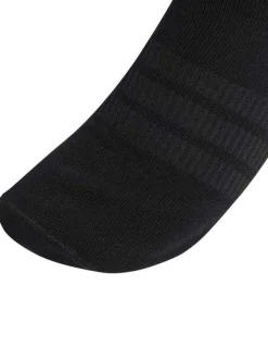 Lot de 3 paires de chaussettes basses noires pourvues du logo de la marque