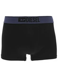 Lot de 3 boxers classique en coton multicolore uni avec une taille élastiquée