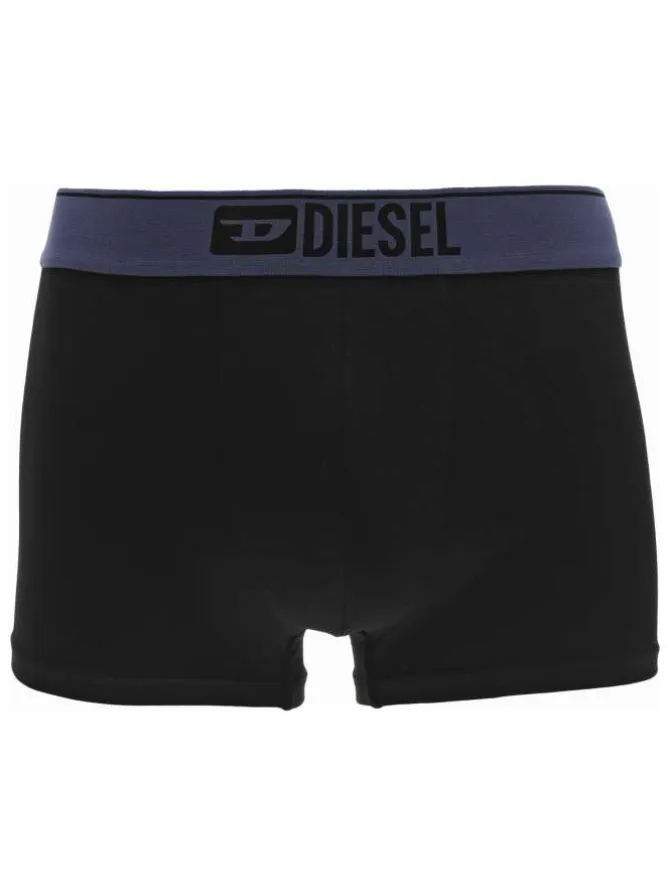 Lot de 3 boxers classique en coton multicolore uni avec une taille élastiquée