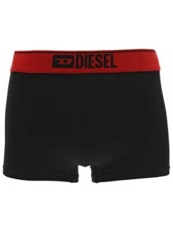 Lot de 3 boxers classique en coton noir uni avec une taille élastiquée