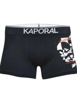 Lot de 2 Boxers classique gris imprimé avec une coupe fermée et une tête de mort floqué
