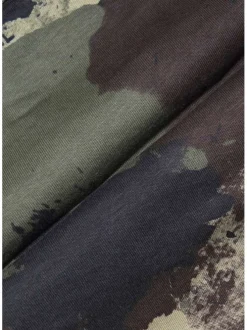 Lot de 3 Boxers classique kaki camouflage avec une coupe fermée et une ceinture kaki et grise