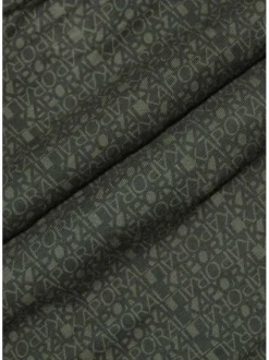 Lot de 2 Boxers classique kaki imprimé avec une coupe fermée et nom de la marque imprimé