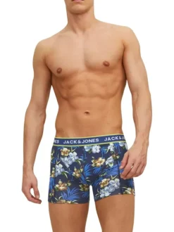 Lot de 3 Boxers classique multicolore uni avec une coupe fermée