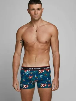 Lot de 3 Boxers classique multicolore uni avec une coupe fermée