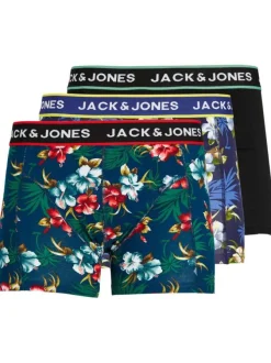 Lot de 3 Boxers classique multicolore uni avec une coupe fermée