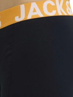 Lot de 3 boxers classiques avec une coupe fermée en coton mélangé noir