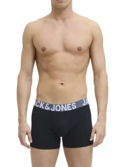 Lot de 3 boxers classiques avec une coupe fermée en coton mélangé noir