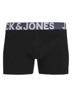 Lot de 3 boxers classiques avec une coupe fermée en coton mélangé noir