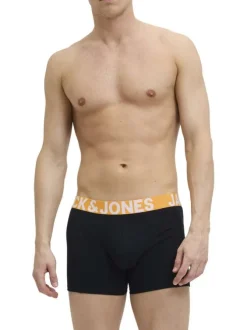 Lot de 3 boxers classiques avec une coupe fermée en coton mélangé noir