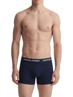 Lot de 3 boxers classiques en coton biologique multicolores à motifs