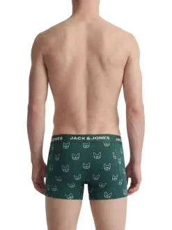 Lot de 3 boxers classiques en coton biologique multicolores à motifs