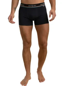 Lot de 2 boxers classiques en coton mélangé multicolores unis