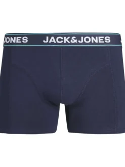 Lot de 3 Boxers classiques en coton multicolore bicolore coupe fermée