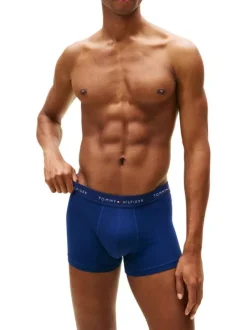 Lot de 3 boxers classiques en coton multicolores avec taille élastiquée