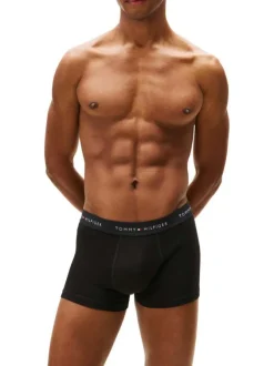 Lot de 3 boxers classiques en coton multicolores avec taille élastiquée