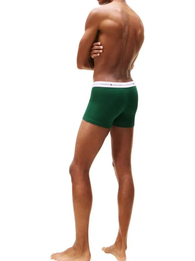 Lot de 3 boxers classiques en coton multicolores avec taille élastiquée