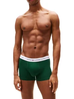 Lot de 3 boxers classiques en coton multicolores avec taille élastiquée