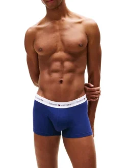 Lot de 3 boxers classiques en coton multicolores avec taille élastiquée