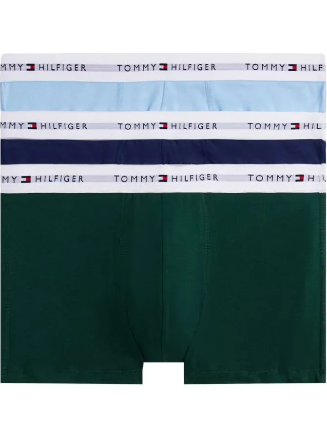 Lot de 3 boxers classiques en coton multicolores avec taille élastiquée