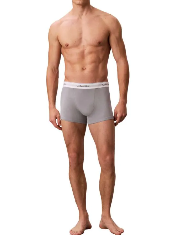 Lot de 3 boxers classiques en coton multicolores avec une taille élastiquée