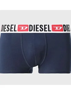 Lot de 3 boxers classiques en coton multicolores unis avec le nom de la marque