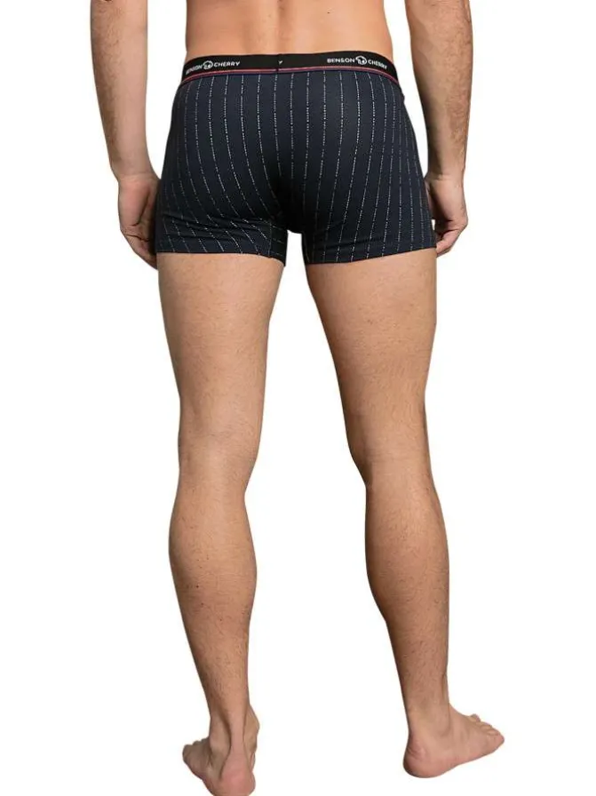 Lot de 2 boxers classiques en coton multicolores unis pourvu du nom de la marque