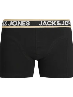 Lot de 3 Boxers classiques en coton multicolore uni coupe fermée