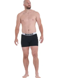 Lot de 2 boxers classiques en coton multicolore unis avec une coupe fermée