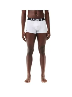 Lot de 3 boxers classiques en coton multicolore unis avec une coupe fermée