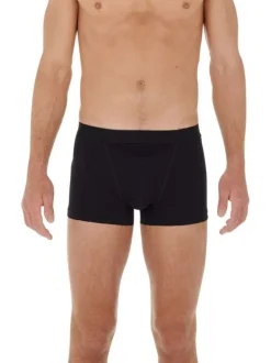 Lot de 2 boxers classiques en coton noir avec un imprimé pâquerette