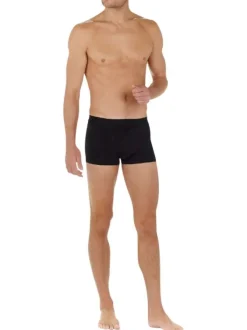 Lot de 2 boxers classiques en coton noir avec un imprimé pâquerette