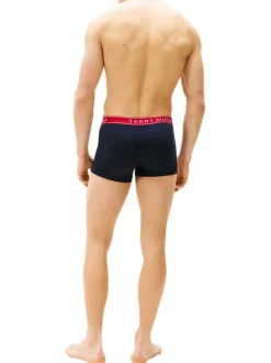 Lot de 3 boxers classiques en coton noirs avec taille élastiquée